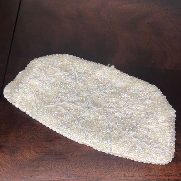 Beaded & Sequin Clutch - Picture 7 of 11